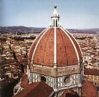 Filippo Brunelleschi Dome of the Cathedral painting